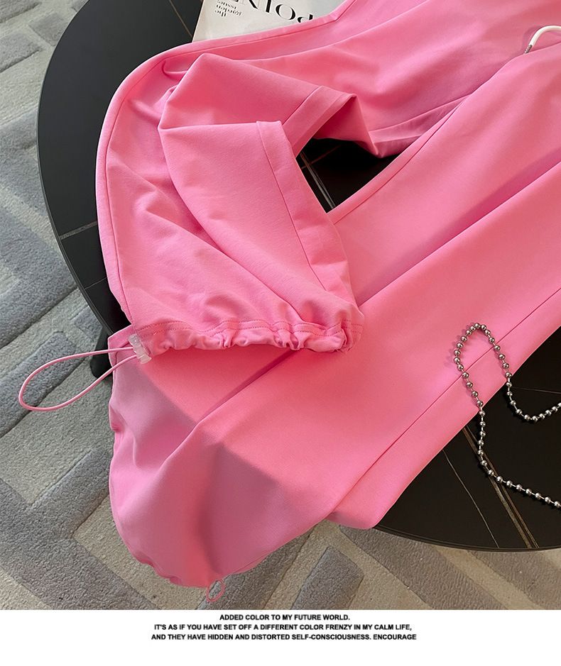 Women's trousers heavy industry embroidered sequined wide-leg pants drawstring leggings women's_voghion.com