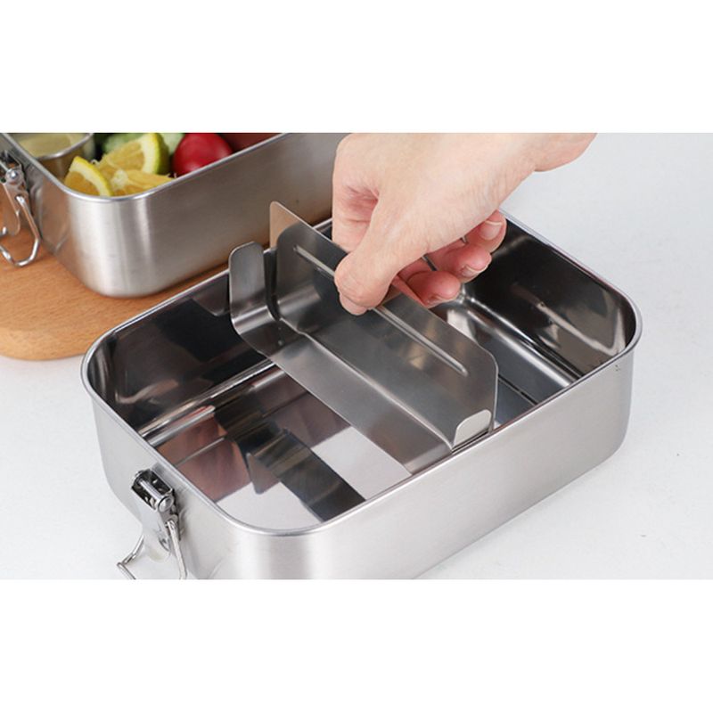 Contenitore per alimenti per esterni in acciaio inox 304 per bambini, bento sigillato, per studenti, contenitore per picnic_voghion.com