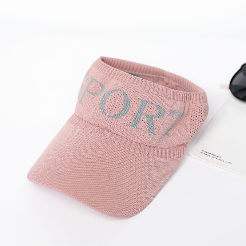 Unbeatable Quality Women's Summer Knitted Open Top Sunshade With Large Eaves Running Sports Outdoor Sun Protection Duck Tongue Hat_voghion.com
