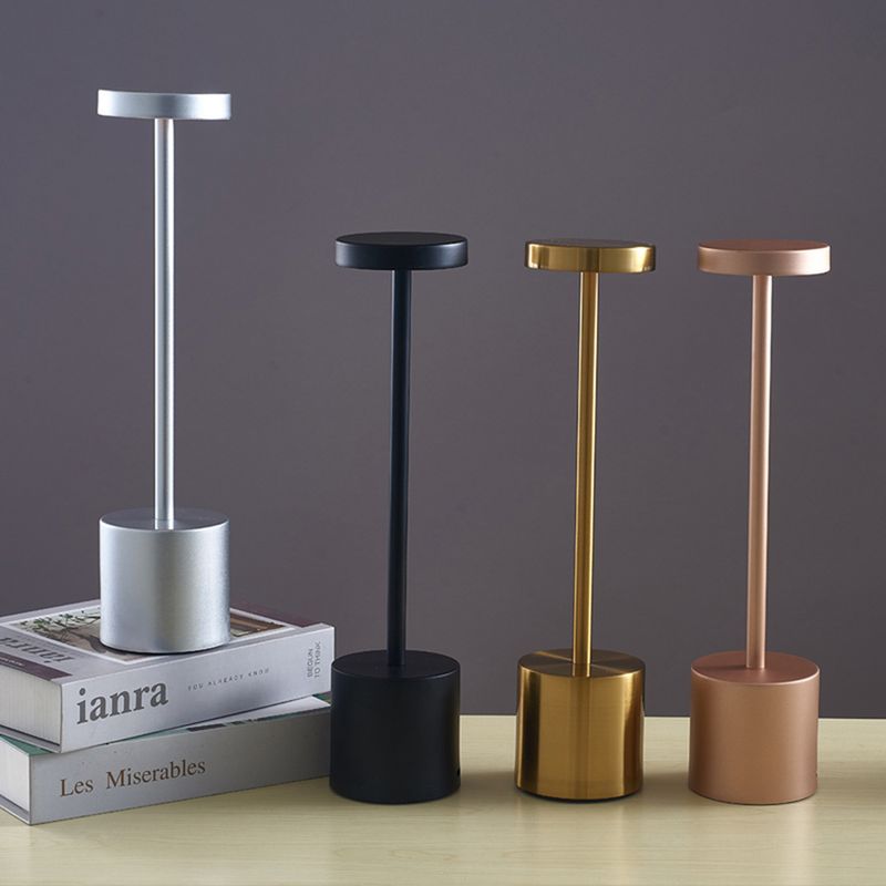Rechargeable Table Lamp LED Touch Sensor Desktop Night Light Wireless Reading Lamp For Restaurant Hotel Bar Bedroom Decor Light_voghion.com