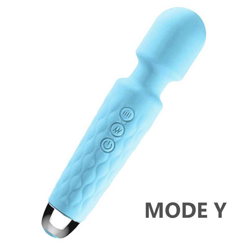 20 Modi Starke Vibration Verbesserter Mini-Vibrator USB-Aufladung Handkörpermassagegerät Klitoris G-Punkt-Vibratoren_voghion.com