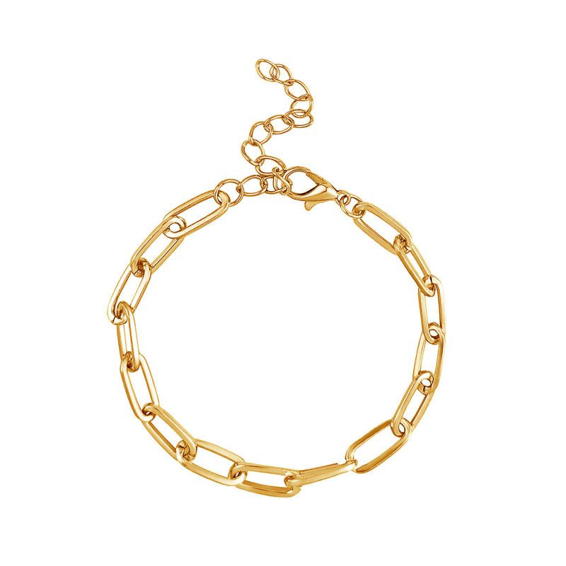 Collana corta quadrata alla moda e alla moda, con catena spessa e semplice, molto venduta per le donne su Instagram_voghion.com