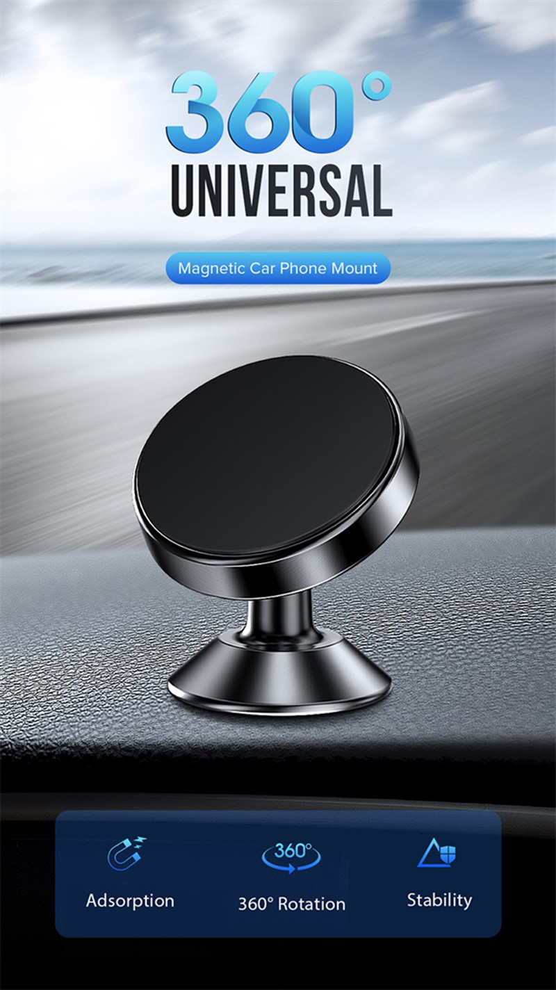 Magnetický držák na mobil do auta Držák na mobil Magnetický držák do auta pro iPhone 13 12 Samsung Redmi Xiaomi_voghion.com