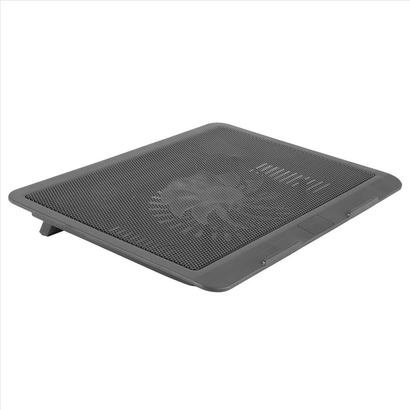 Pad Big Fans, Portable Laptop Cooling Fan With 2 In 1 USB Port, Blue LED Light, Adjustable Stand_voghion.com
