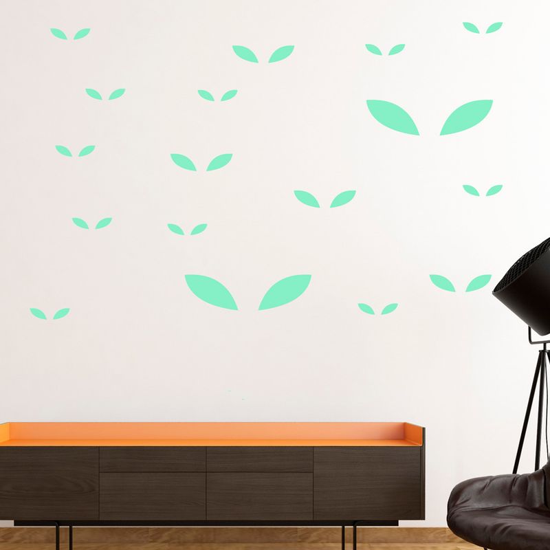 Glow In The Dark Halloween Stickers - Self-Adhesive PVC Wall Decals For Spooky Home Decor, Party Scenes & Nighttime Fun (Multiple Designs)_voghion.com