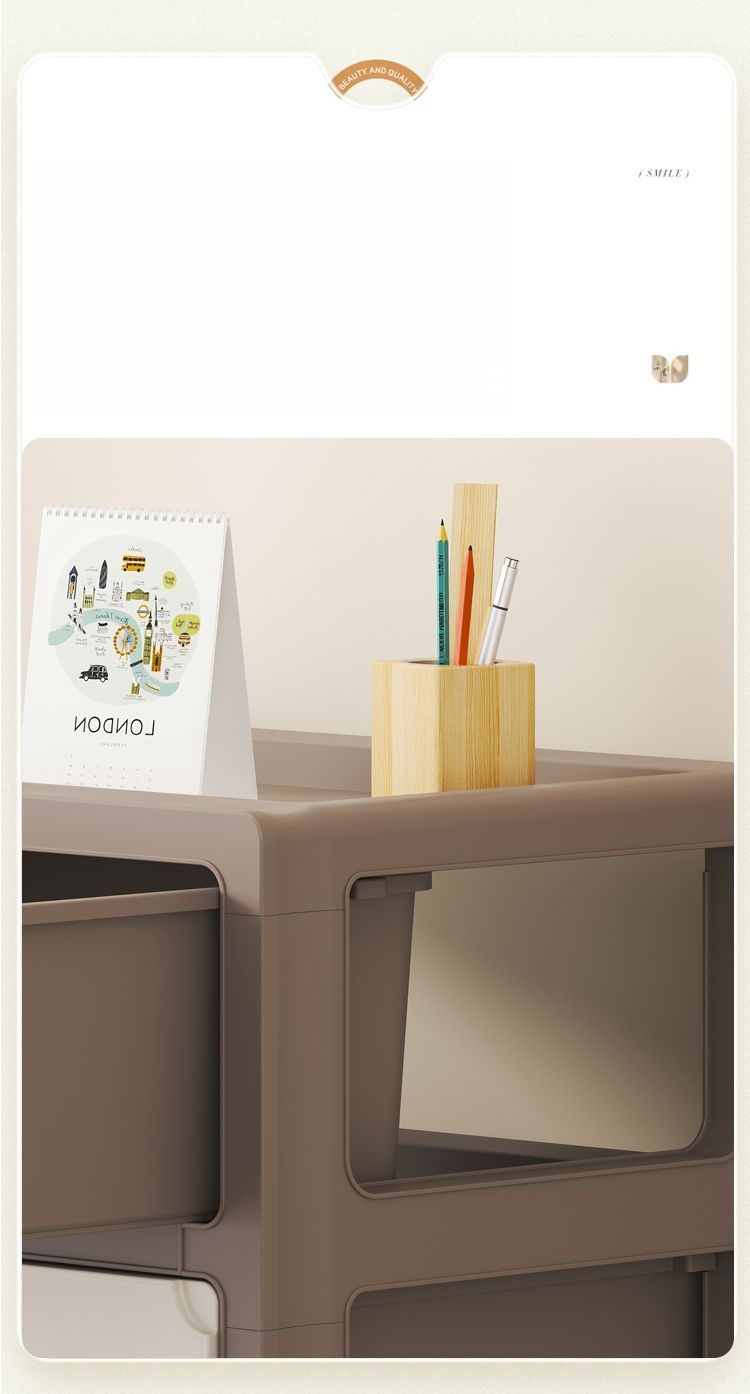 Thickened Drawer Toy Bedroom Transparent Household Storage Cabinet Living Room Bedside Table Organizer Shelf_voghion.com