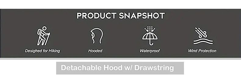 Women's Water-Resistant Hooded Trench Coat, Long Casual Jacket For Elegant Commute, Plus Size Available_voghion.com