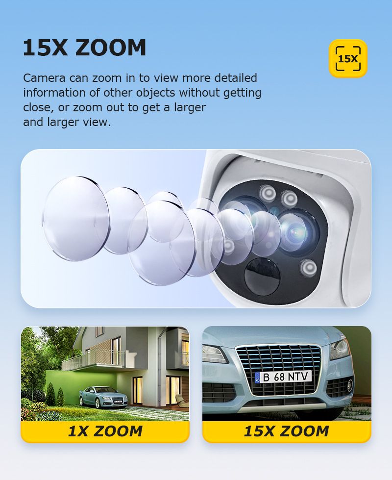 Security Cameras Exclusive New Solar Surveillance 4G Camera 15x Zoom Wireless Night Vision HD Camera Ball Machine_voghion.com