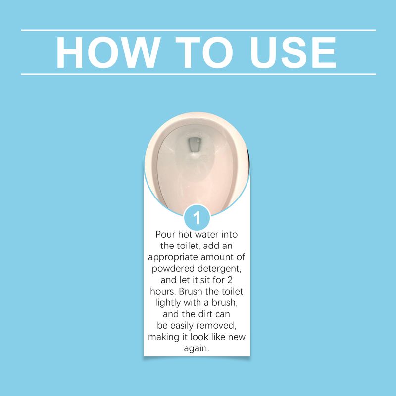 Jue-Fish Toilet Toilet Detergent Powder, Toilet Toilet Cleaning Deodorization Clean Stubborn Stains And Scale Foam Cleaning Powder_voghion.com