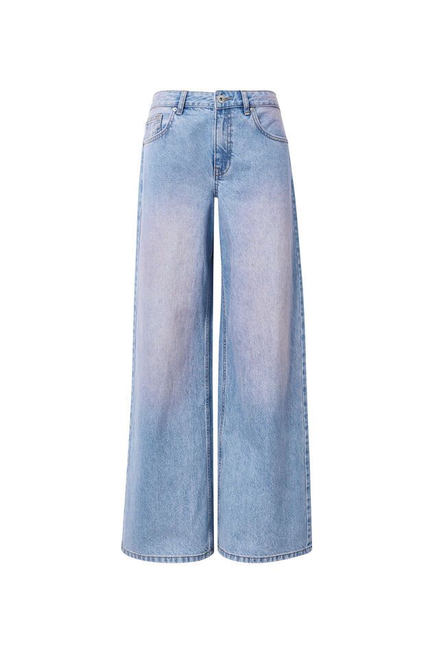 Jeans versatili a vita alta, larghi e drappeggiati, lavati, retrò, dritti, da donna_voghion.com