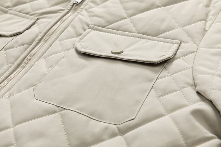 Giacca da uomo foderata in pile con tasche multiple – Cappotto da lavoro antivento per spostamenti urbani (nero/verde militare/beige, M-3XL, ad asciugatura rapida e antigraffio)_voghion.com
