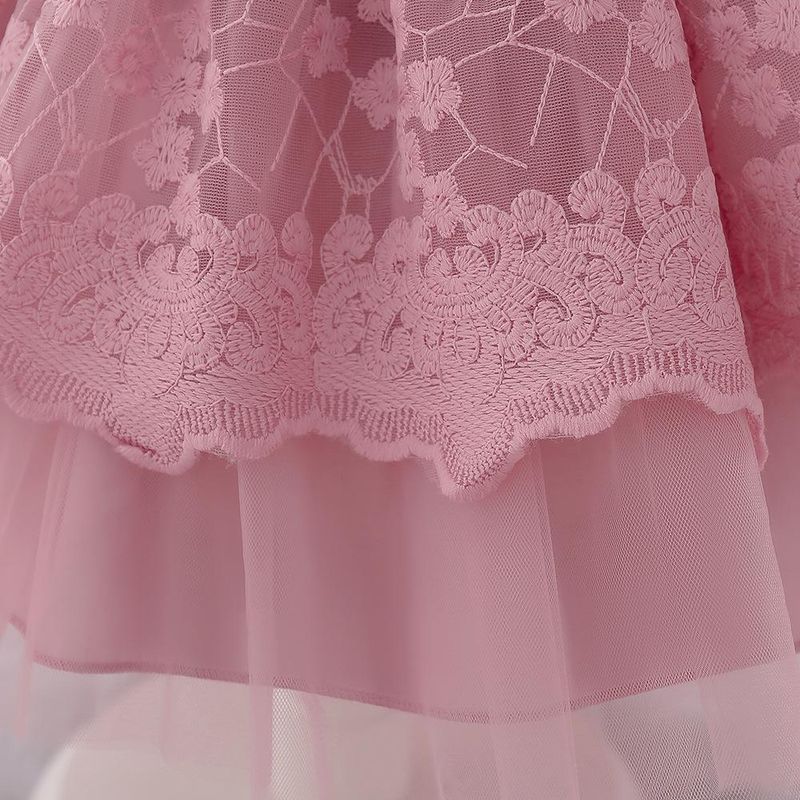 Nuovo vestito per neonati e bambini, festa di compleanno, vestito da principessa, gonna tutù dolce in rete ricamata a bolle_voghion.com