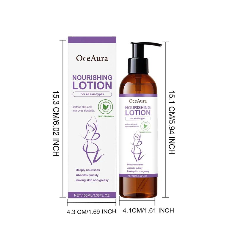 OCEAURA Lozione alla Lavanda Nutriente in Profondità Pelle Delicata Fragranza a Lunga Durata Crema Corpo Idratante_voghion.com