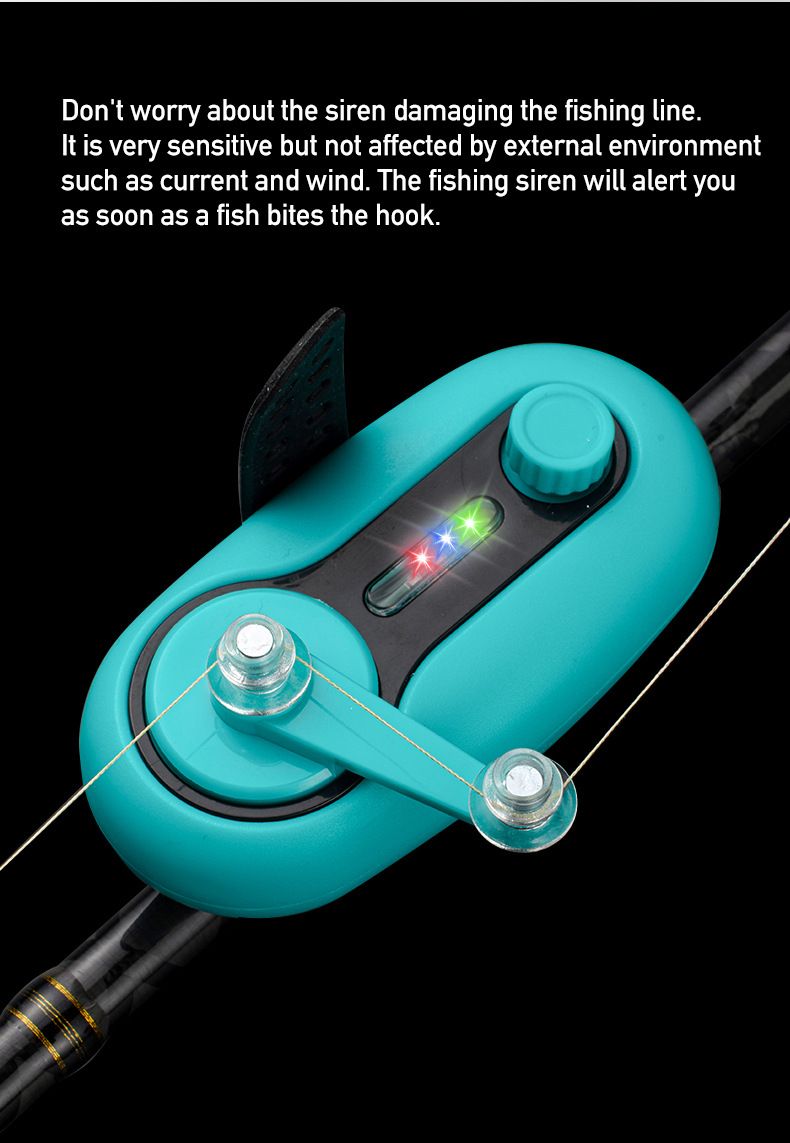 Sound And Light Second/Third Generation Rod Fish Sensing Alert Alarm Bell Sea Fishing Wholesale_voghion.com