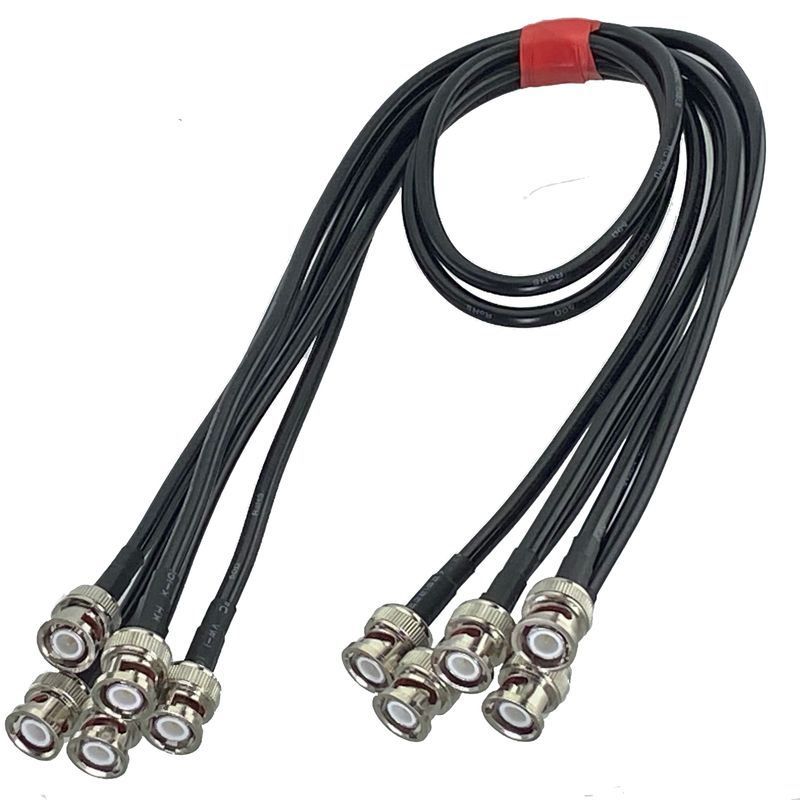 58 To BNC Male Plug Crimp Connector RF Pigtail Coax Jumper Cable Wire Terminals 6inch~10FT_voghion.com