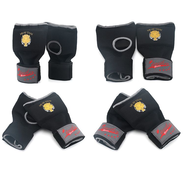 Rękawice bokserskie żelowe Półpalczaste Sanda Slayer Fast Hand Wrapping Bandage Protector Cloth Thai Boxing Men And Women_voghion.com
