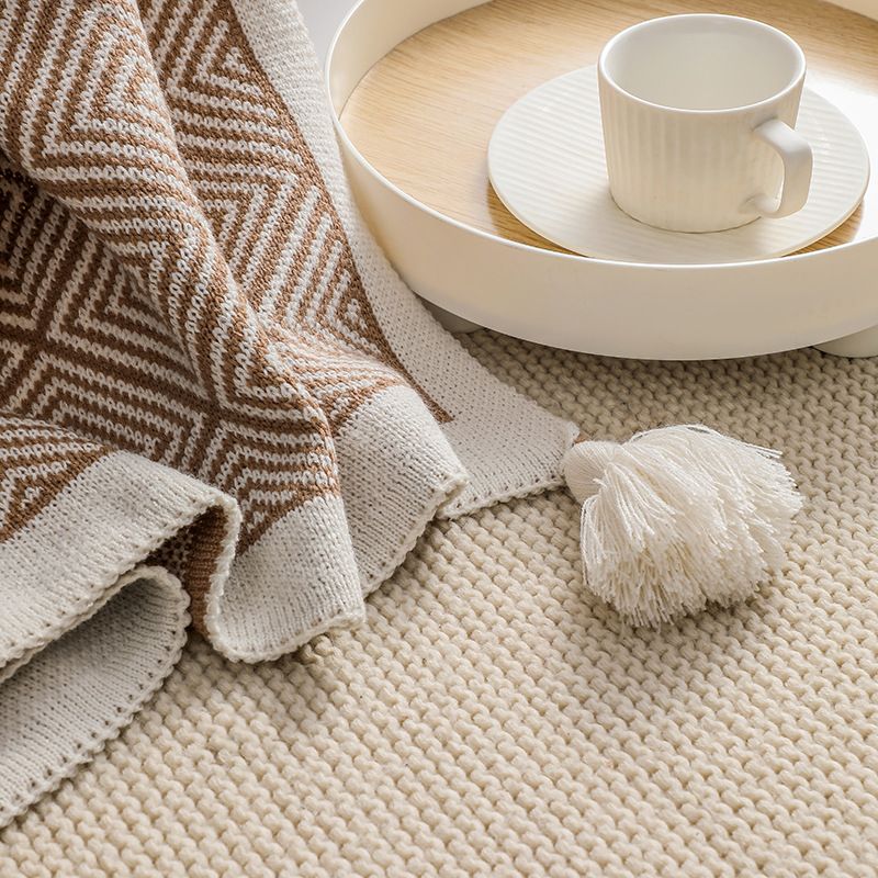 Bohemian Sofa Knit Cover Quilt Air Conditioning Bed End Office Nap Blanket_voghion.com
