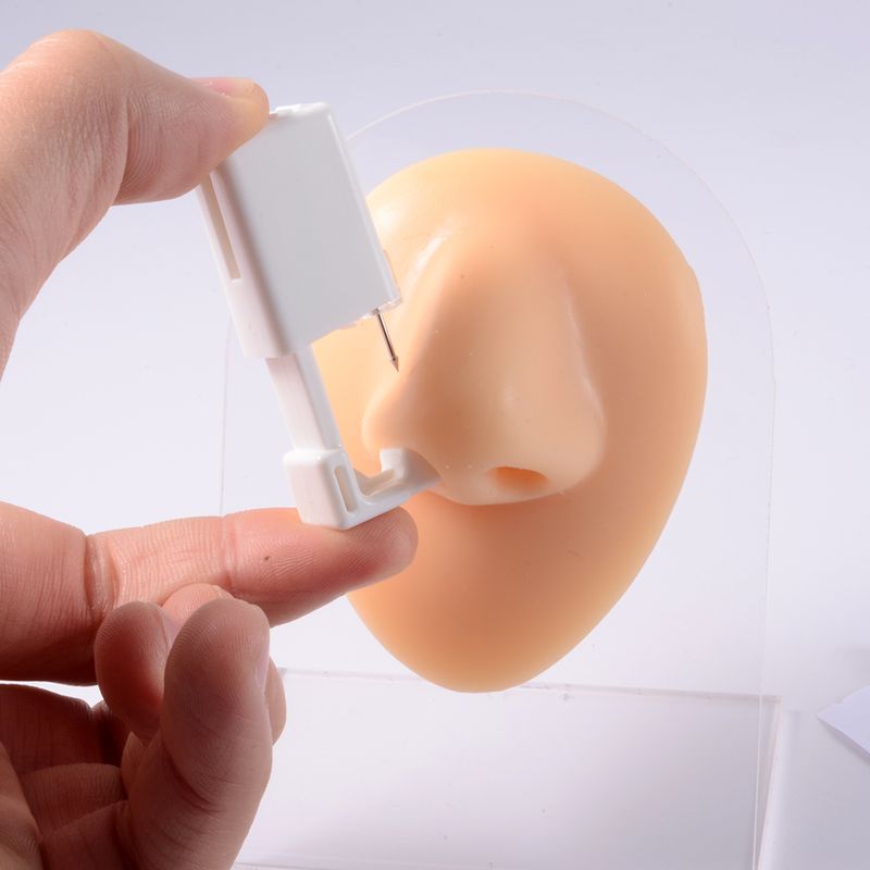 1PC Disposable Safe Sterile Piercing Unit For Nose Studs Flower Style Piercing Gun Piercer Tool Machine Body Piercing Jewelry_voghion.com