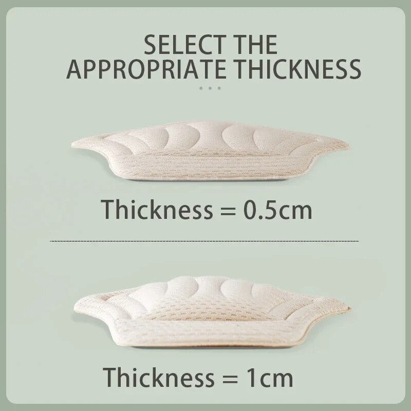 1 Pair/2Pcs Sneakers Pads Patch Shoes Cushion Insert Insole Thicker Heel Protector Back Sticker_voghion.com
