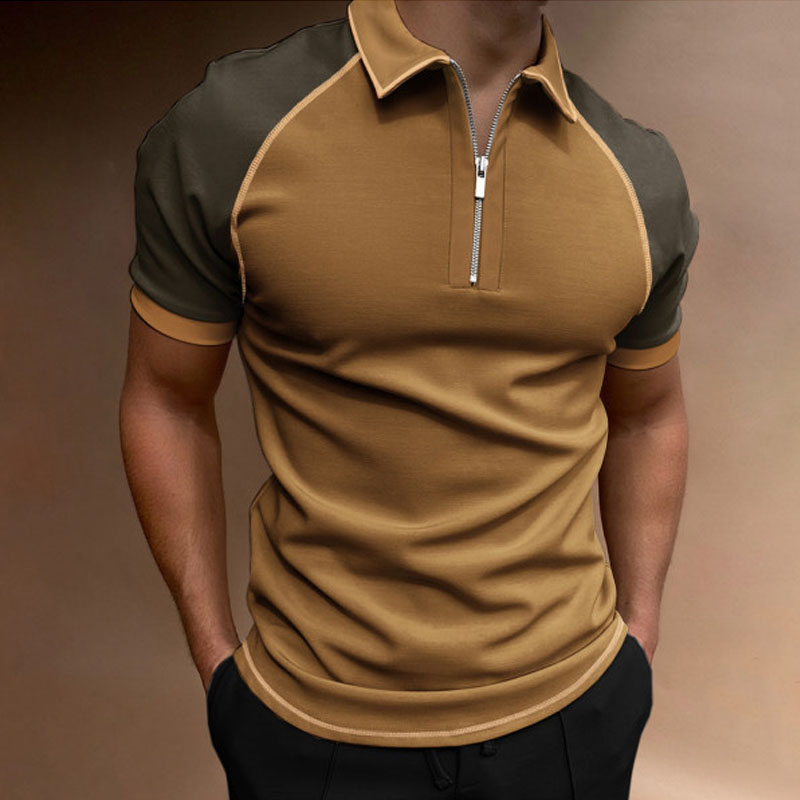 Mode-Polo-T-Shirt 3D-Farbe Tide-Marke bedrucktes Tie-Dye-Poloshirt mit neutralem Kurzarmoberteil_voghion.com