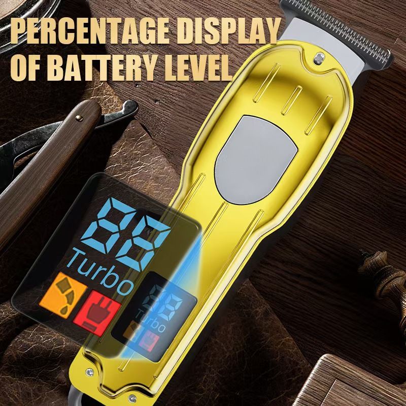 Professional Cordless Hair Clipper For Men & Women - Rechargeable Titanium Alloy Blade, Adjustable, Quiet, Waterproof, For Home & Pet Grooming_voghion.com
