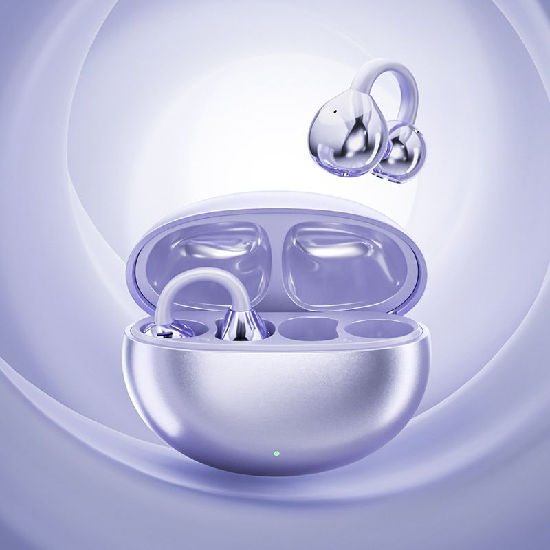 NeoGear Cross-Border Hot-Selling AI Smart Translation Bluetooth Earbuds Clip-On Noise Cancelling Waterproof High-Quality Bone_voghion.com