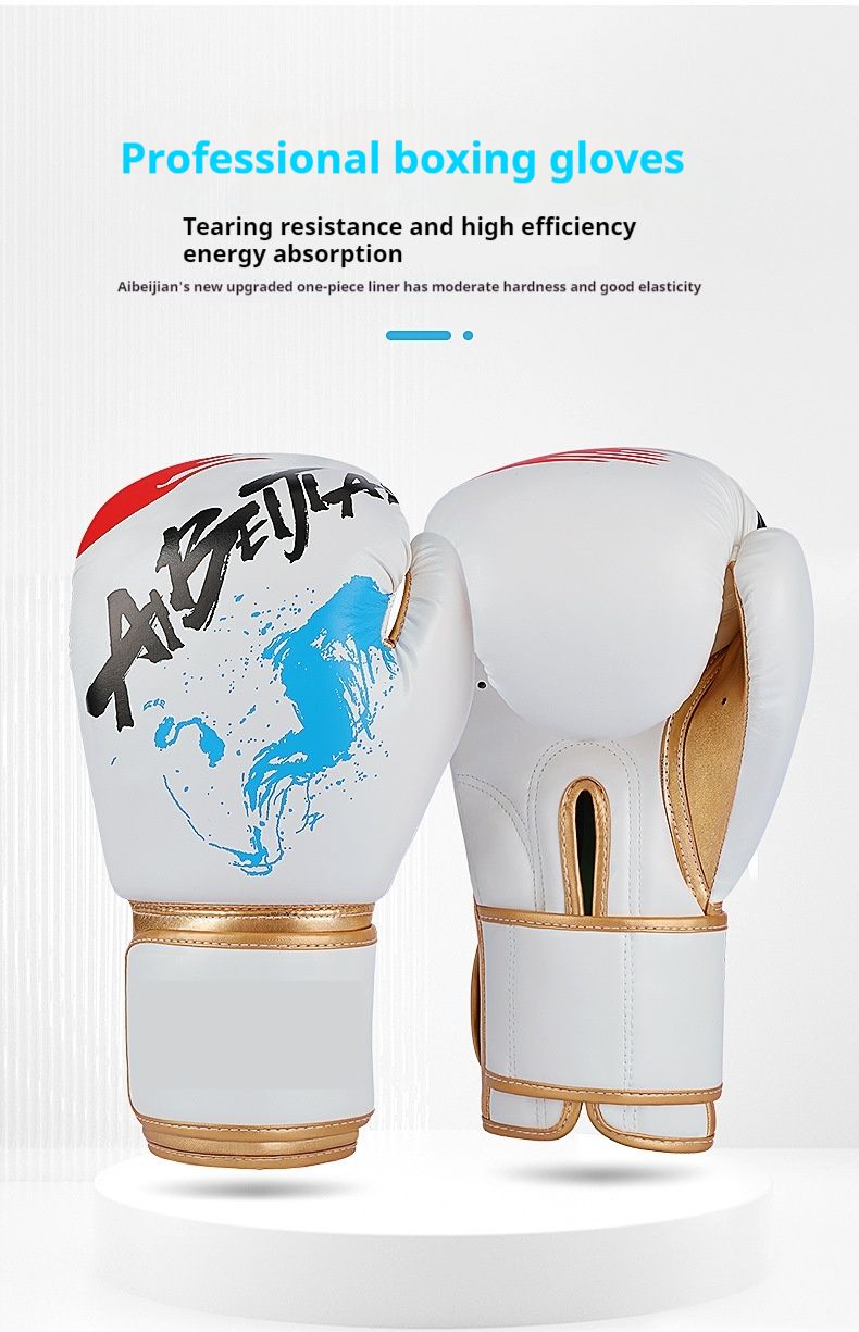 Boxhandschuhe professionelle Erwachsene Sparring Wettkampf Trainingshandschuhe Boxhandschuhe_voghion.com