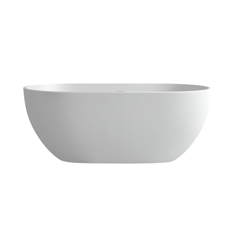 59" Solid Surface Soaking Bathtub_voghion.com