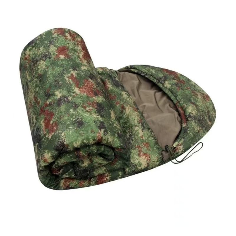 【 Coleção 2406 Pessoas 】 Saco de dormir individual camuflado, tecido de alta qualidade, camping, à prova de frio para adultos, escritório conveniente,_voghion.com
