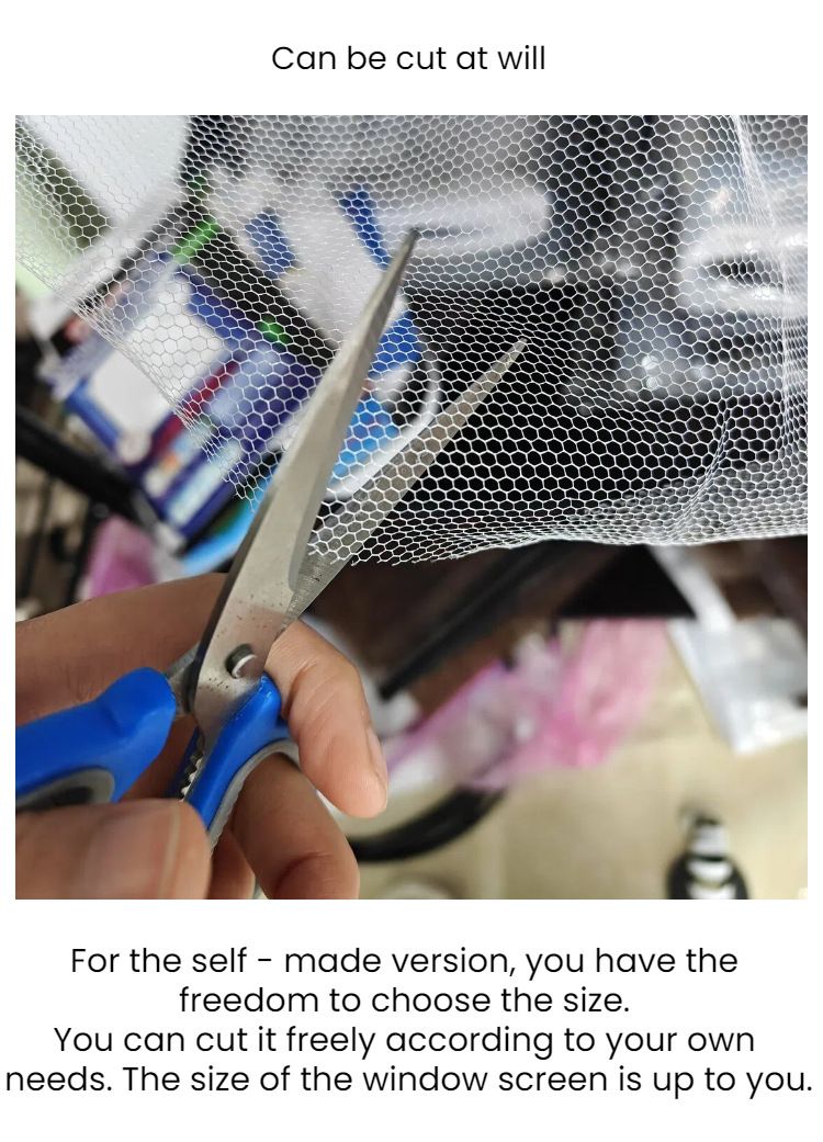 Selbstklebendes magnetisches Moskitonetz für Fenster, kein Werkzeug erforderlich, einfach zu installieren, DIY-Insektenschutznetz mit Klettband für Türen und Fenster_voghion.com