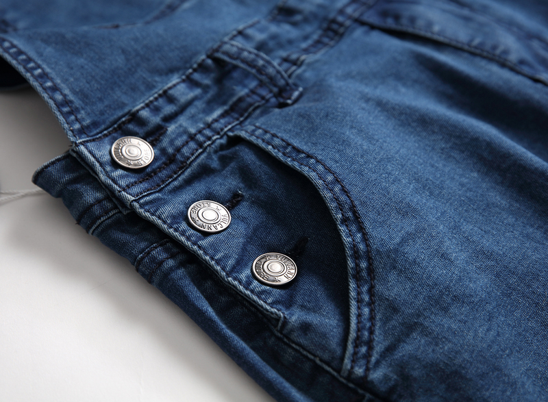 Los pantalones vaqueros de las ligas del dril de algodón de los hombres de la ropa del hombre jadean los mamelucos para los hombres_voghion.com