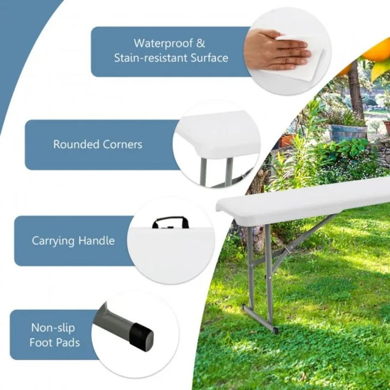 Bench Lbs Limited Handle Portable Picnic 550 6 With Carrying Folding Feet_voghion.com