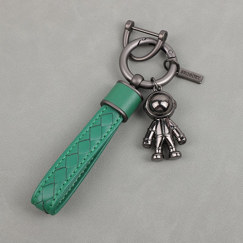 Diamond Pattern Car Keychain Internet Celebrity Astronaut Pendant High End Pendant Men And Women Key Chain Ring_voghion.com