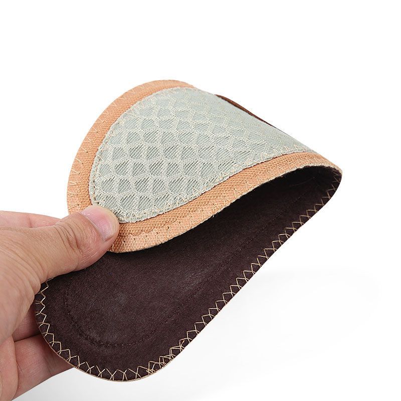 Suitable For All Seasons Sweat-Absorbing Men Full For Women Cowhide Shock-Absorbing Breathable Non-Slip Soft Gauze Insoles_voghion.com