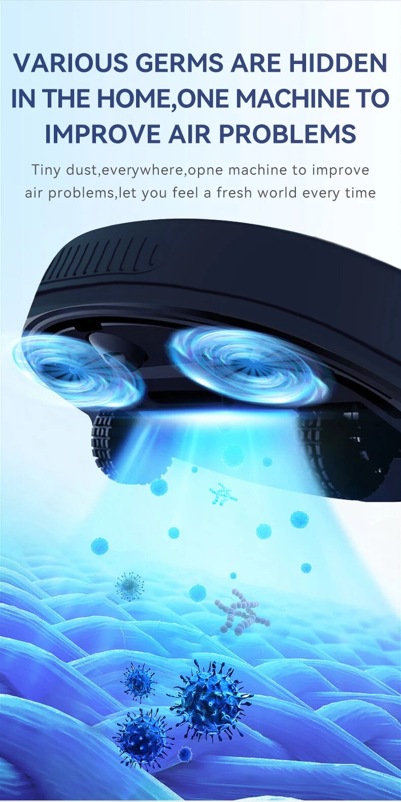 2024. aasta uus multifunktsionaalne majapidamisrakenduse kaugjuhtimispult Super vaikne nutikas pühkimisrobot, intelligentne kodutolmuimeja_voghion.com