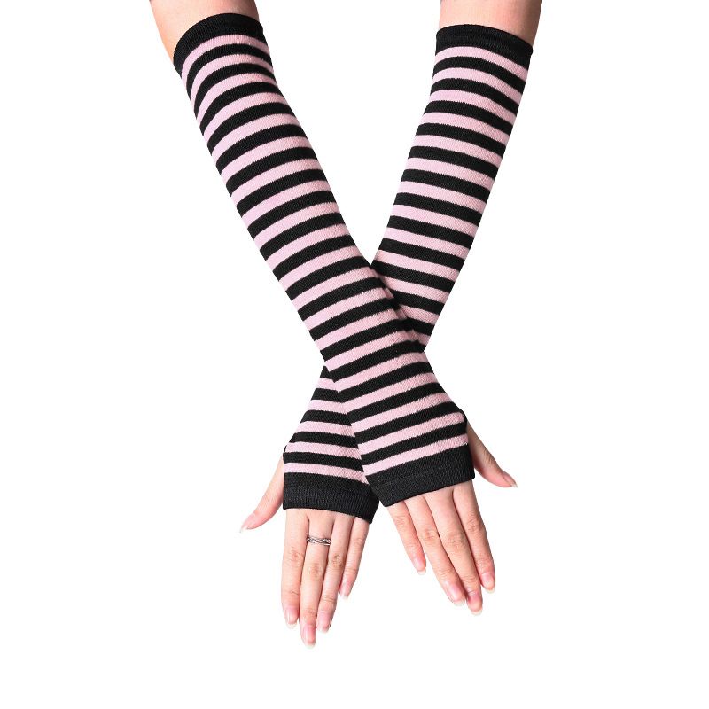 Korean Style Autumn Winter Cute Knitted Fingerless/Semi-Finger Warmers Fashionable Wrist_voghion.com