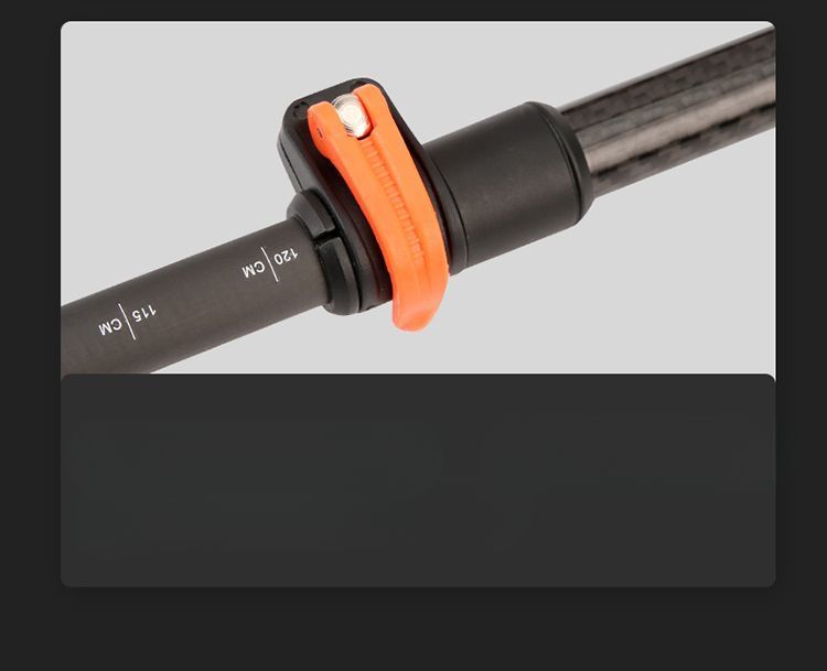 3K Fiber Trekking Pole Ultra-Light Portable Extra Thick Special Telescopic Outdoor Climbing Carbon Walking Stick For_voghion.com