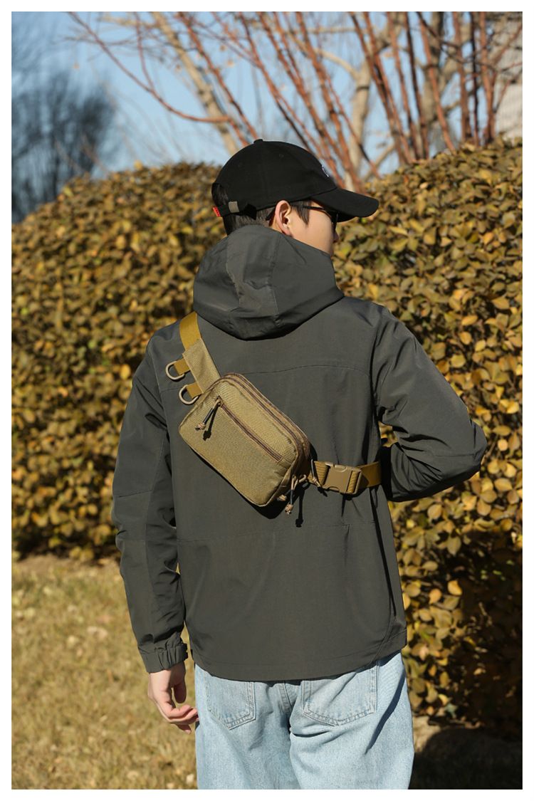 Borsa da jogging da città, alla moda, casual, da donna, in tinta unita, versatile, a tracolla, per sport all'aria aperta, marsupio per cellulare_voghion.com