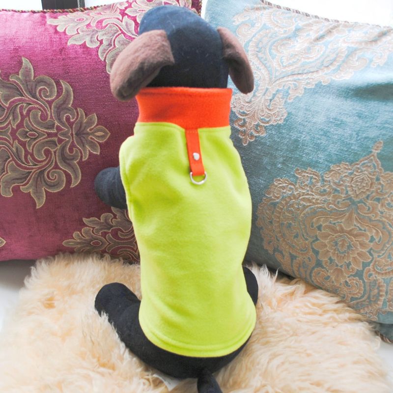 Abbigliamento per animali domestici diretto dalla fabbrica, per cani, autunno e inverno, in pile polare, fibbia di trazione, 27 colori brevettati, saranno oggetto di indagine_voghion.com