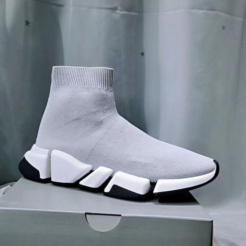 High Version 2.0Ss New Straight Comfortable Sock Knitted Fabric Unisex Couple Casual Sports Single Shoes_voghion.com