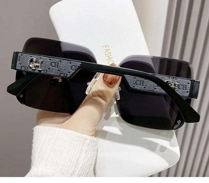 Lunettes de soleil tendance à paillettes fines pour femmes, protection UV, nouveau style 2025_voghion.com