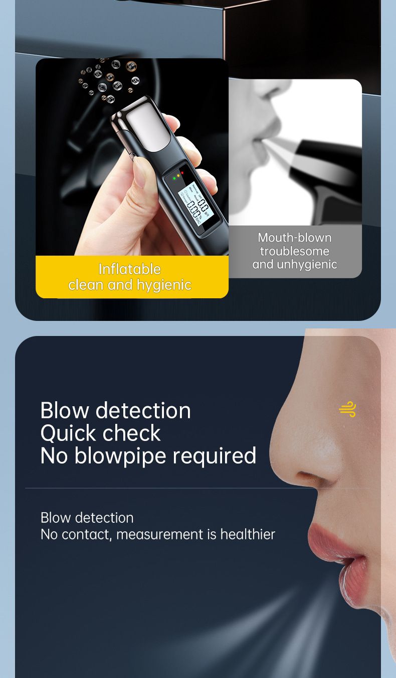 High-Precision Drunk Driving Detector Hot-Selling Breath Alcohol Tester_voghion.com