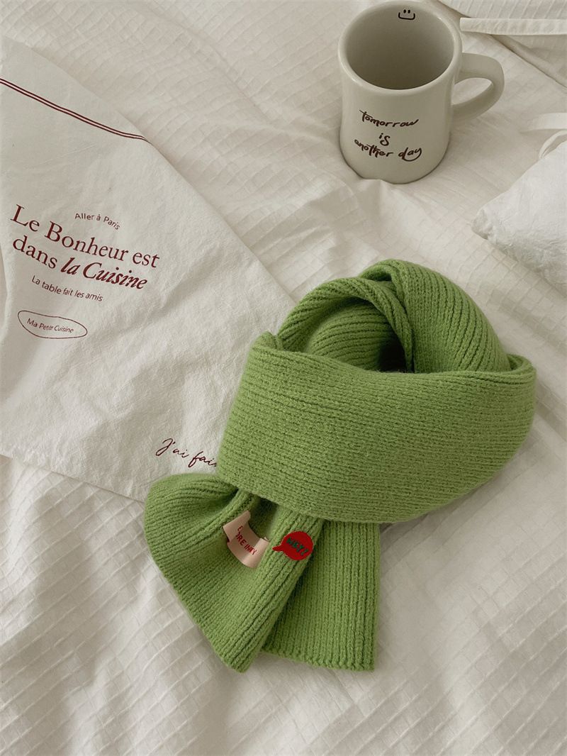 Sciarpe per bambini Moda invernale Instagram Bavaglini lavorati a maglia per bambini e bambine_voghion.com