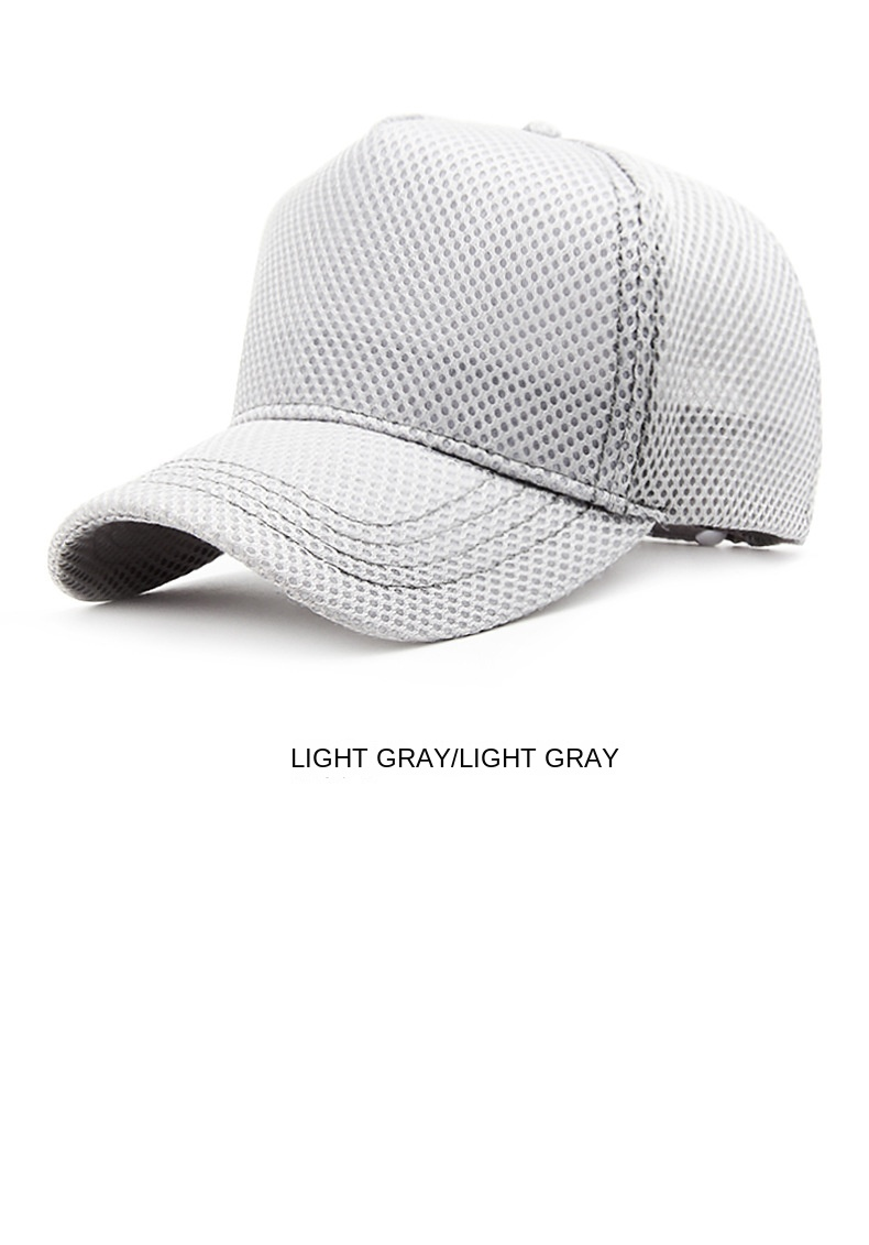 Big Head Plus Size Summer Mesh Baseball Cap for Men Women Trucker Mesh Hat Baseball Hats for Outdoor Sports Running_voghion.com