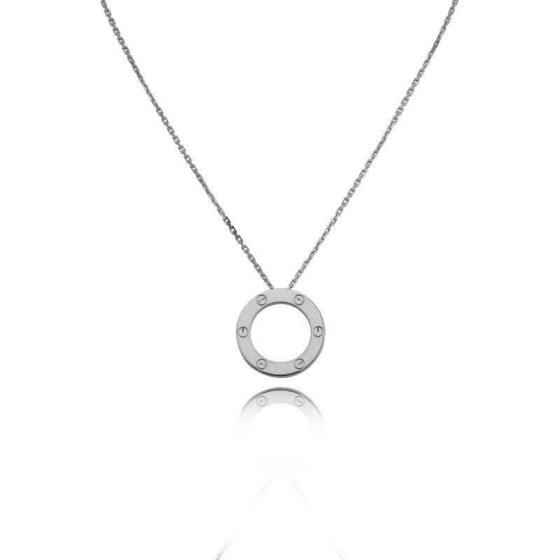 Collier en diamants sertis de cercles, pendentif luxueux et léger, simple et élégant, chaîne de clavicule, acier titane_voghion.com