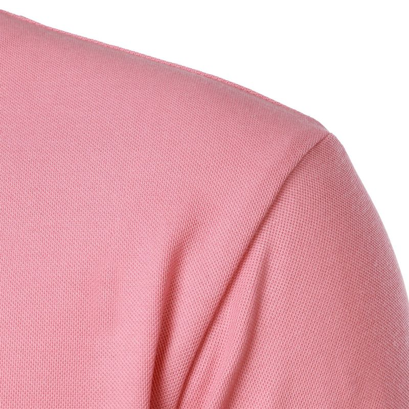 Men's Short Sleeve Solid Color Short Sleeve Daily Casual Lapel Casual Short Sleeve Button Down T-shirt Casual Top For Men_voghion.com