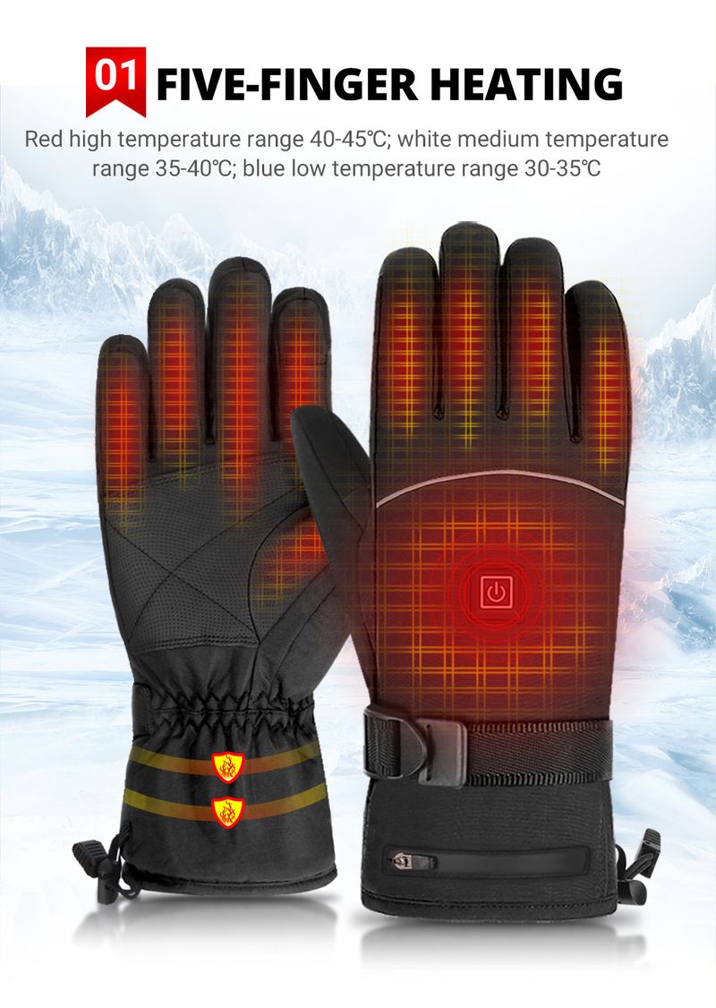 Apparel Accessories heated gloves plus velvet warm motorcycle riding gloves outdoor fishing waterproof charging heating gloves_voghion.com