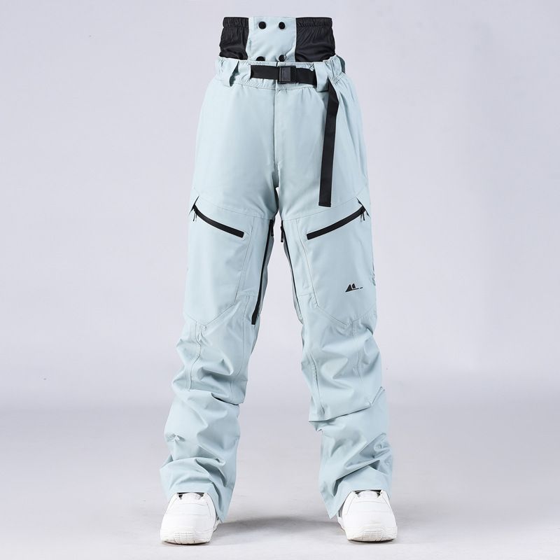 New outdoor sports windproof, waterproond warm single double board skiing casual cotton snow pants supports and_voghion.com