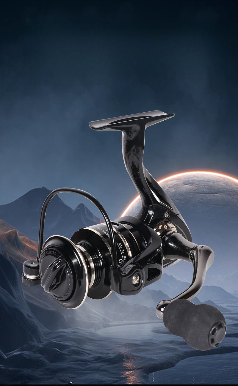 Lure Rod Micro Fishing Line Reel Long Casting All-Metal Spinning Wheel_voghion.com