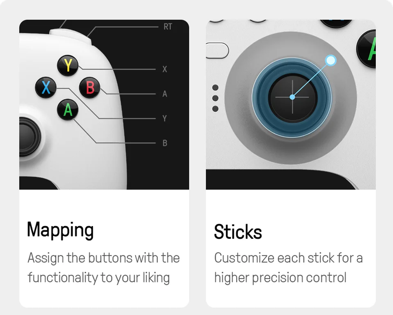 8BitDo - Nuovo wireless 2.4G definitivo, aggiornamento joystick effetto Hall, controller di gioco per PC, Windows Steam Deck, Android_voghion.com